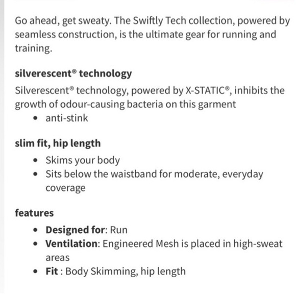 💙 lululemon swiftly tech, short sleeve tee hip length blue size 6 - Picture 8 of 11